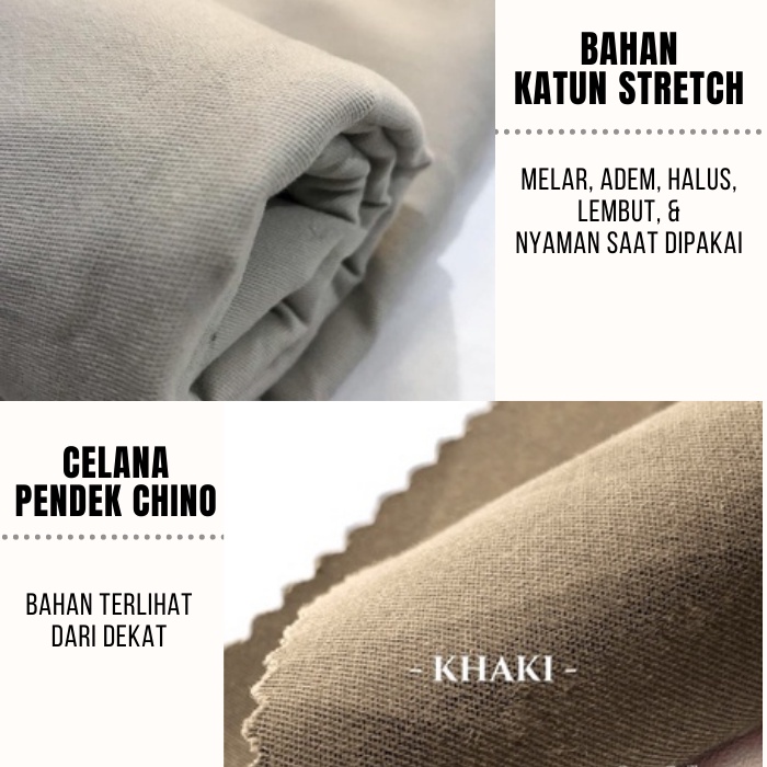 CELANA PENDEK CHINO | DISTRO |SURFING | JUMBO | PRIA BAHAN KATUN