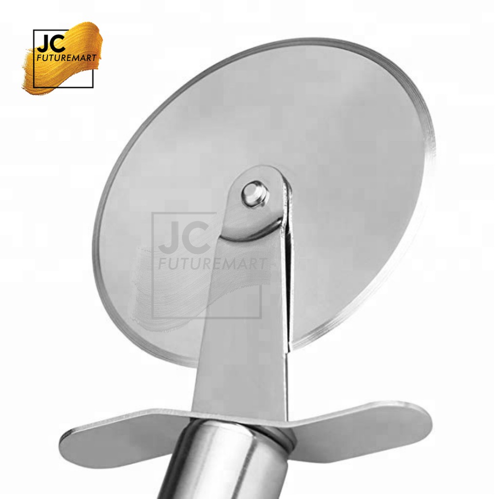 PIZZA CUTTER | PISAU PEMOTONG PIZZA - KUE STAINLESS 2790B | PISAU RODA