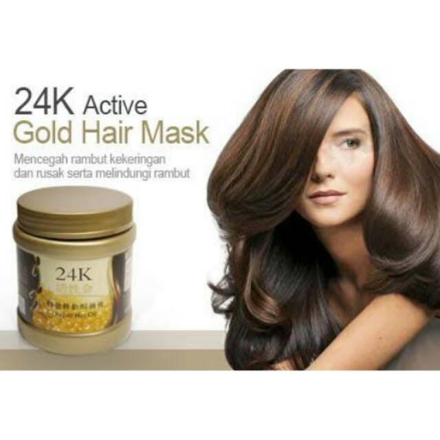 Masker rambut 24k ~ 24k Active Gold Hair Mask