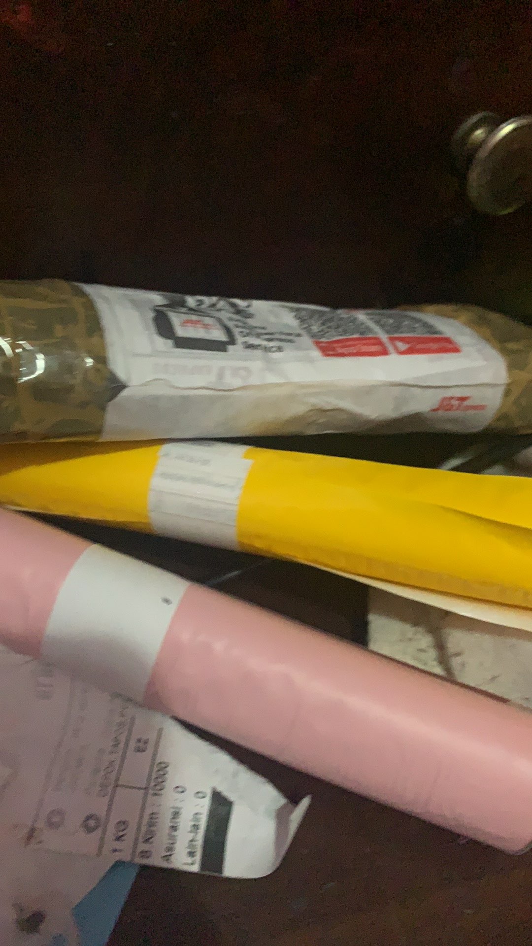 Polymailer Premium 17x30cm - Pink Muda, Kuning, Biru