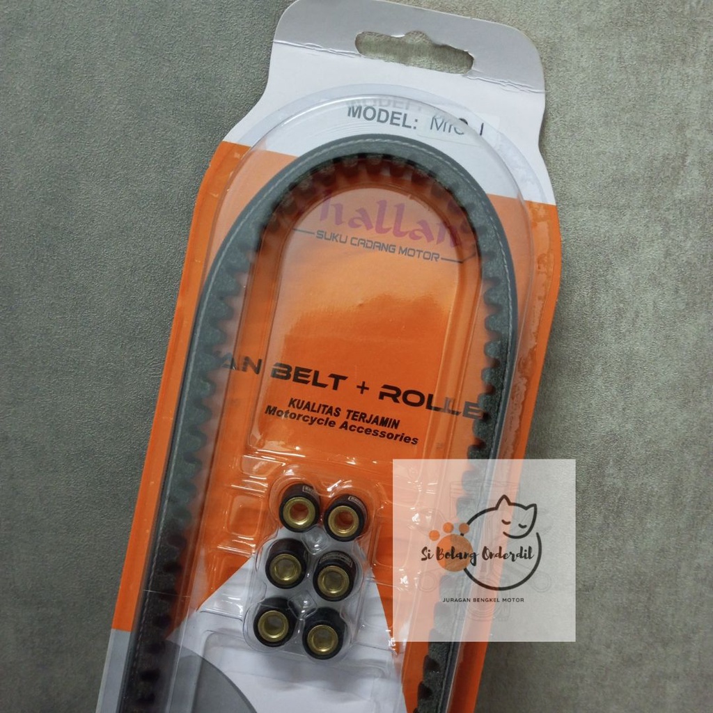 VANBELT + ROLLER MIO J XRIDE SOUL GT 115 KODE 54P VBELT KIT MIO J THALLAND