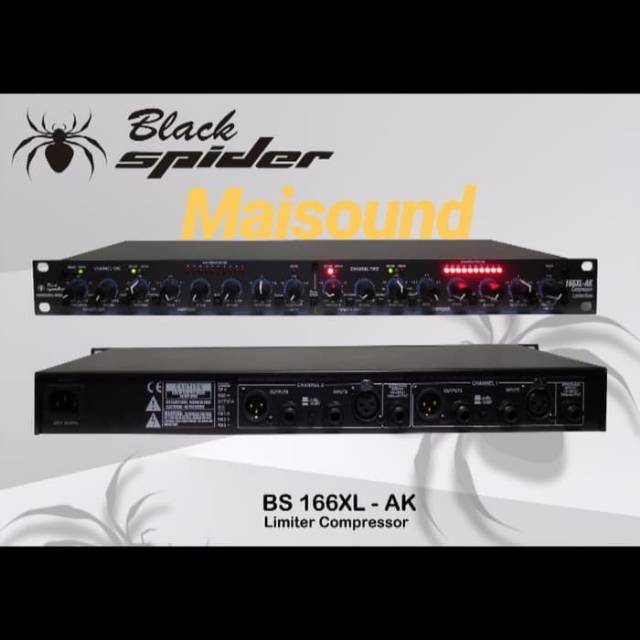 LIMITER COMPRESSOR BLACK SPIDER BS 166XL AK BLACKSPIDER BS 166 XL