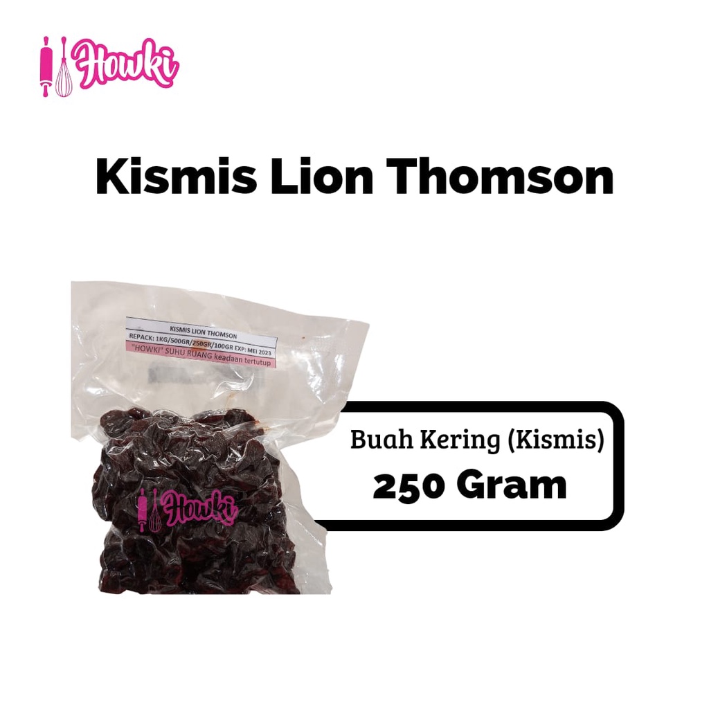 

Kismis Lion Thomson 250gr