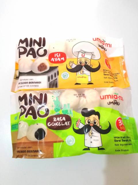 

Umiami Mini Pao (Coklat, Ayam, sapi) isi 30 /bapao mini/bakpao murah /weiwang minipao bernardi