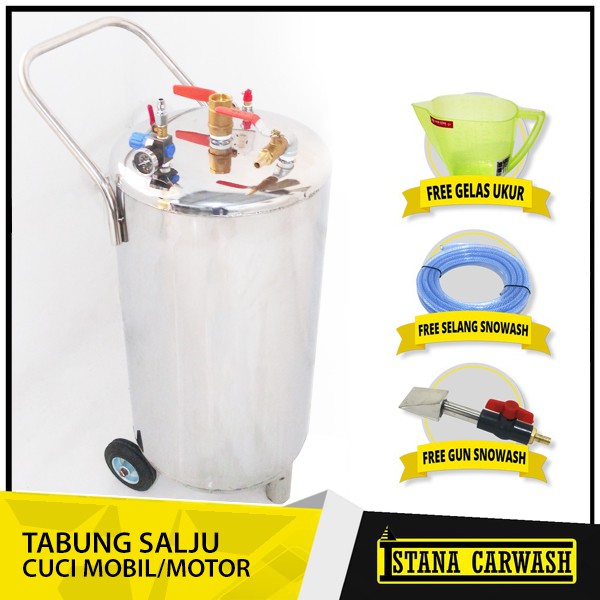Tabung Salju Jumbo Ikame Stainless 304