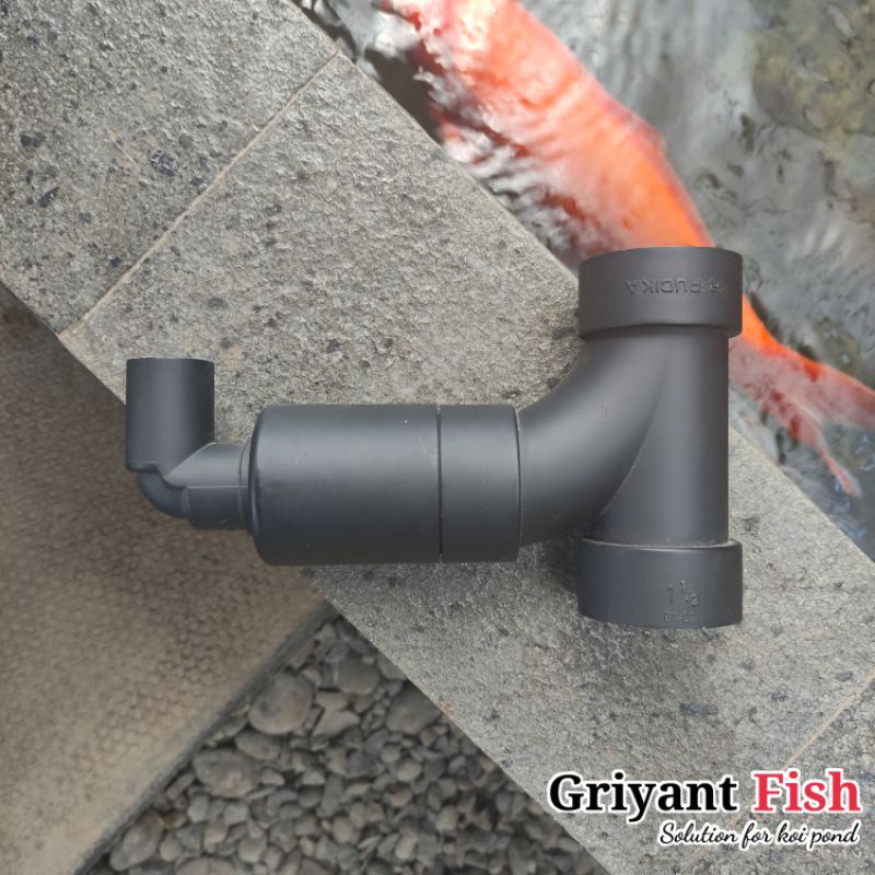 Airlift Skimmer Kolam Ikan Koi Pipa 1.5inc Memaksimalkan Skimmer Statis / Floating