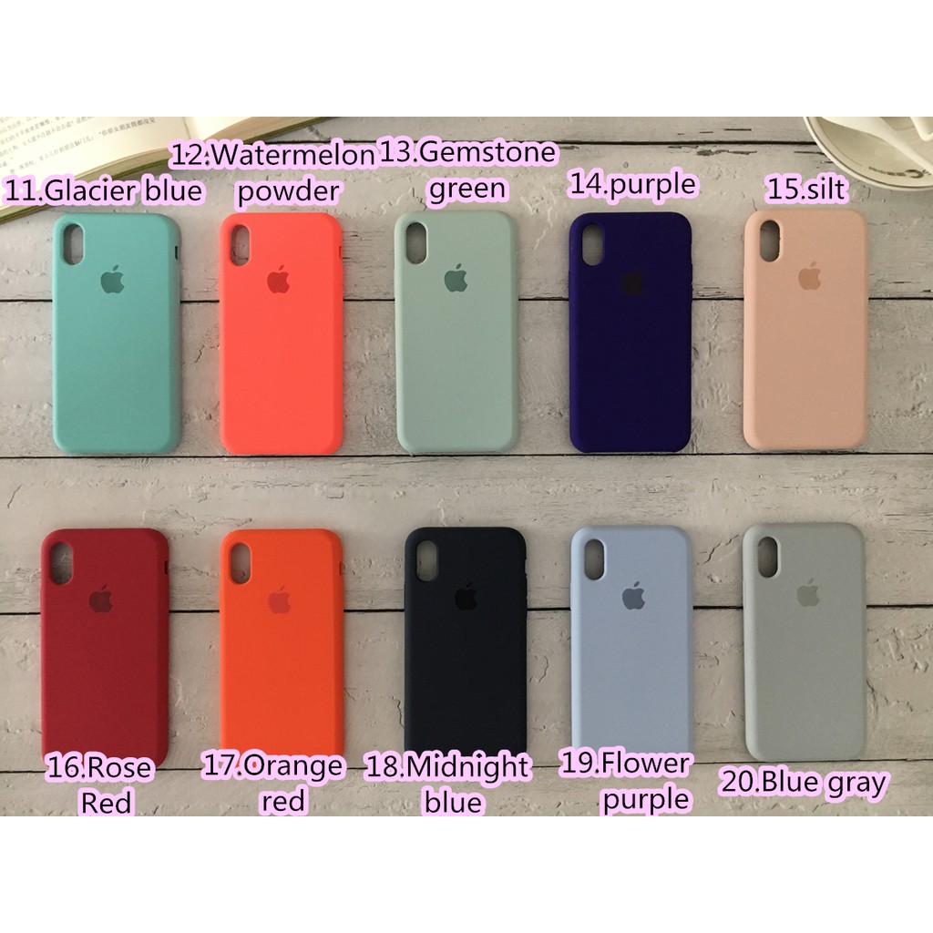 【Barang spot】Case iPhone silikon untuk iPhone SE/iP 11/11Pro/11Pro Max/X/XS/XR/XS Max/6/6s/7/8Plus iPhone case