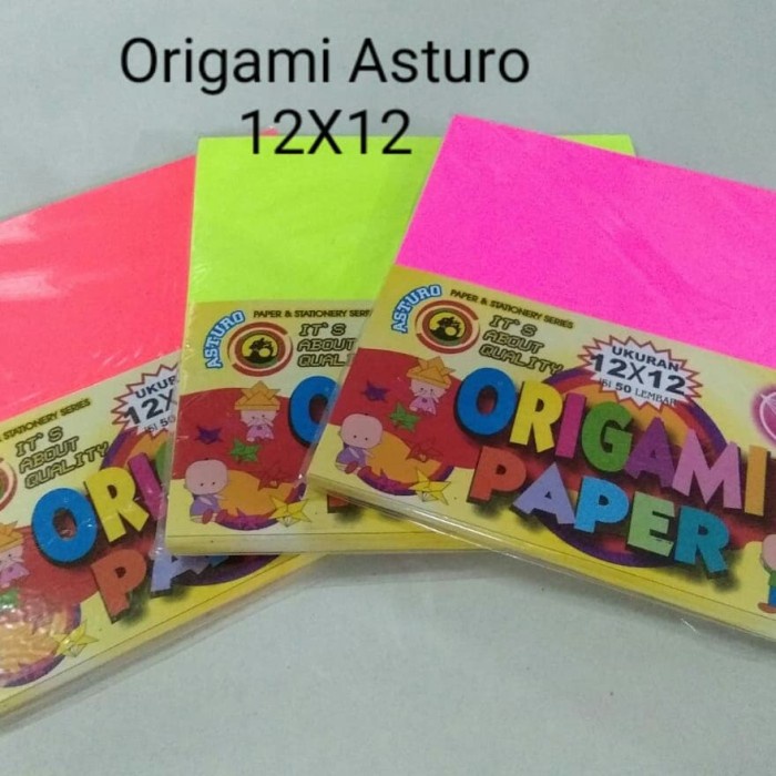 

murah Kertas Lipat Origami Asturo 12 x 12 cm