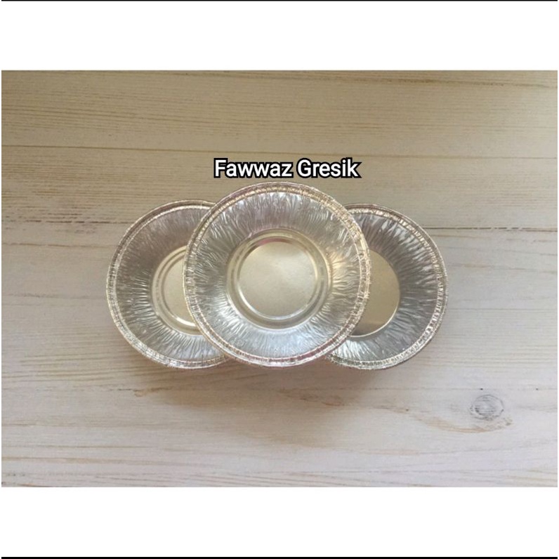 ALUMINIUM FOIL TRAY CUP RX 209 / WADAH CUP MAKANAN Cetakan Pie Bulat RX-209 (10 PCS)