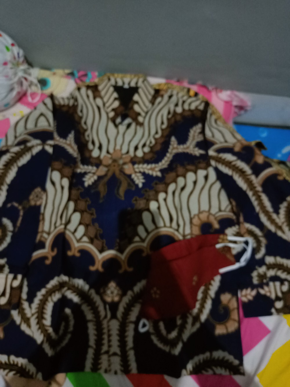 Pitojiwo Kemeja Batik Pria Lengan Panjang Full Furing Bahan Katun Batu Raden