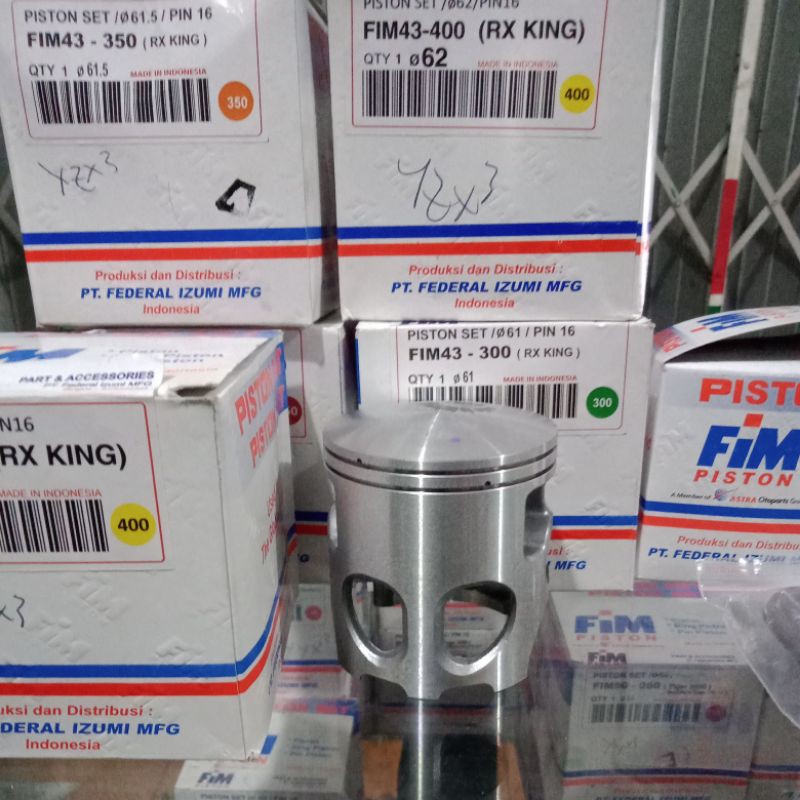 piston fim RX king os 100 150 200 250 300/350/400