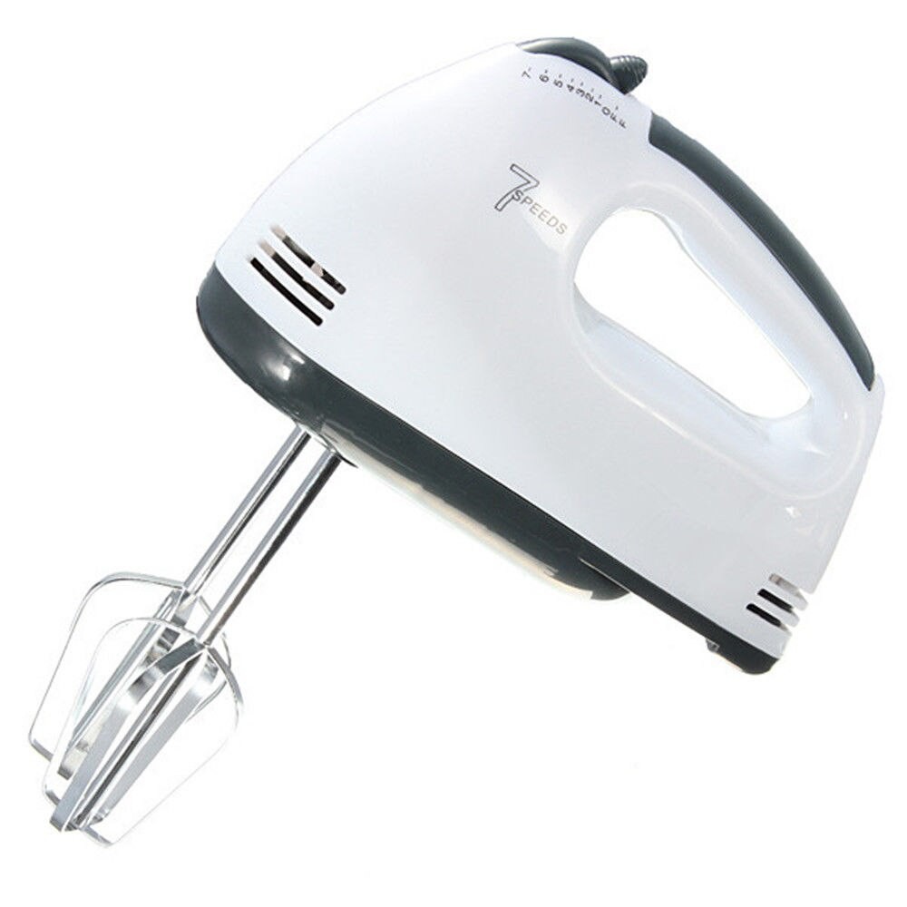 Mixer 7lvl speed /HAN RIVER Hand Mixer HE -133 / HE -133 - Putih-Hitam/pengaduk pengocok telur