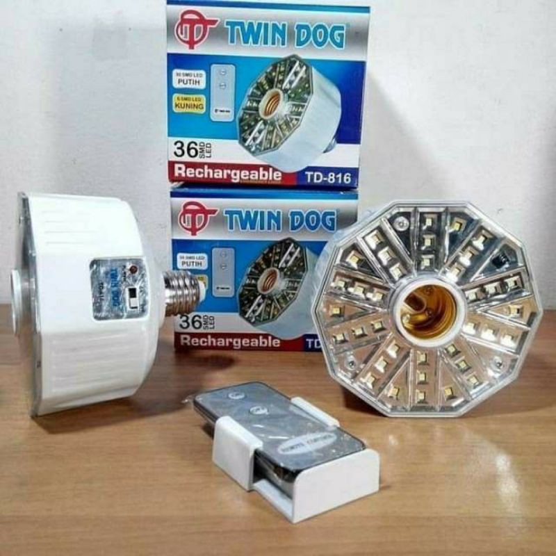 Twindog , V'- Cool ,  Twin dog , Lampu Emergency , Viting Remot ,VC-813