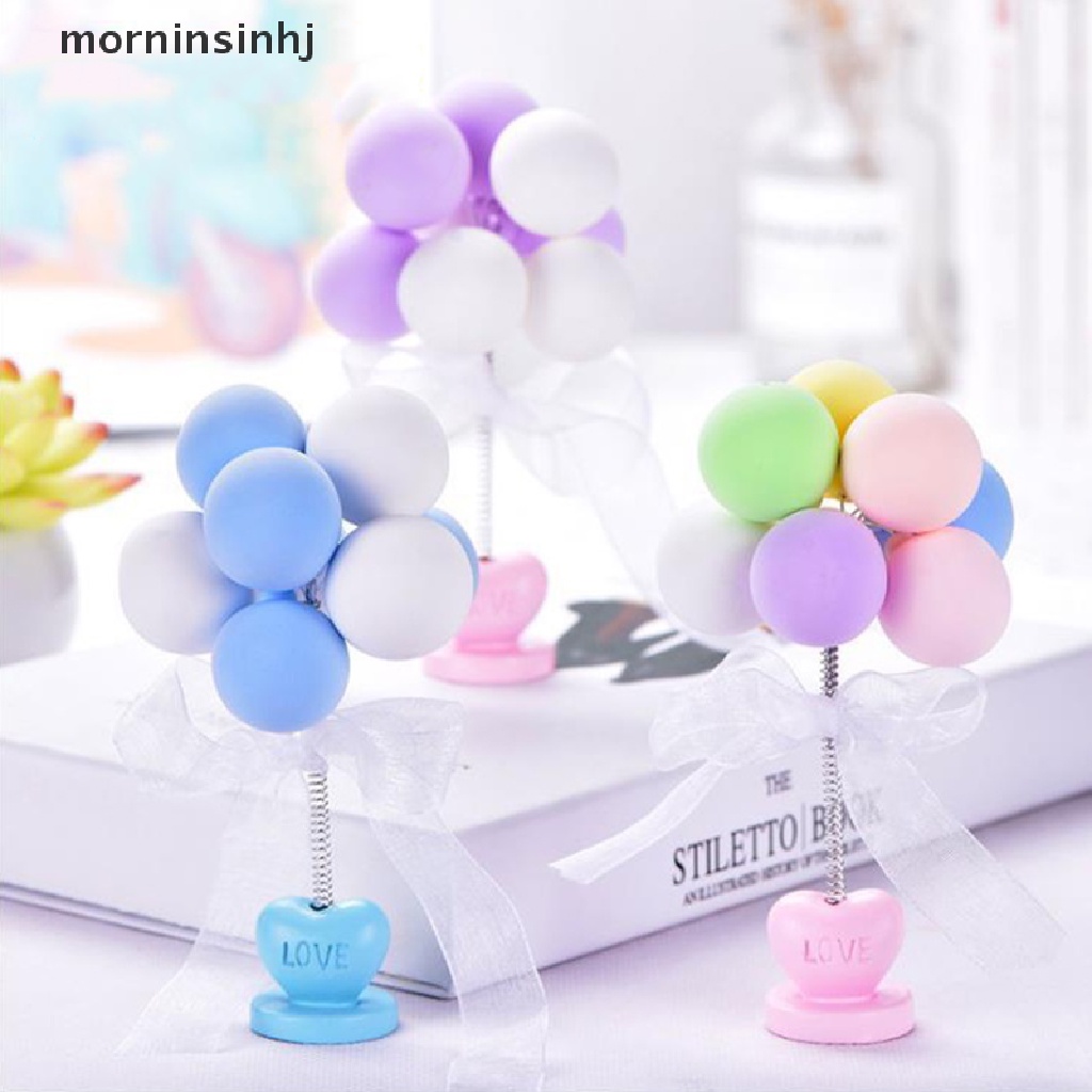 Mornin 1 Ikat Balon Bulat Mini Multi Warna Untuk Dekorasi Lansekap Mikro