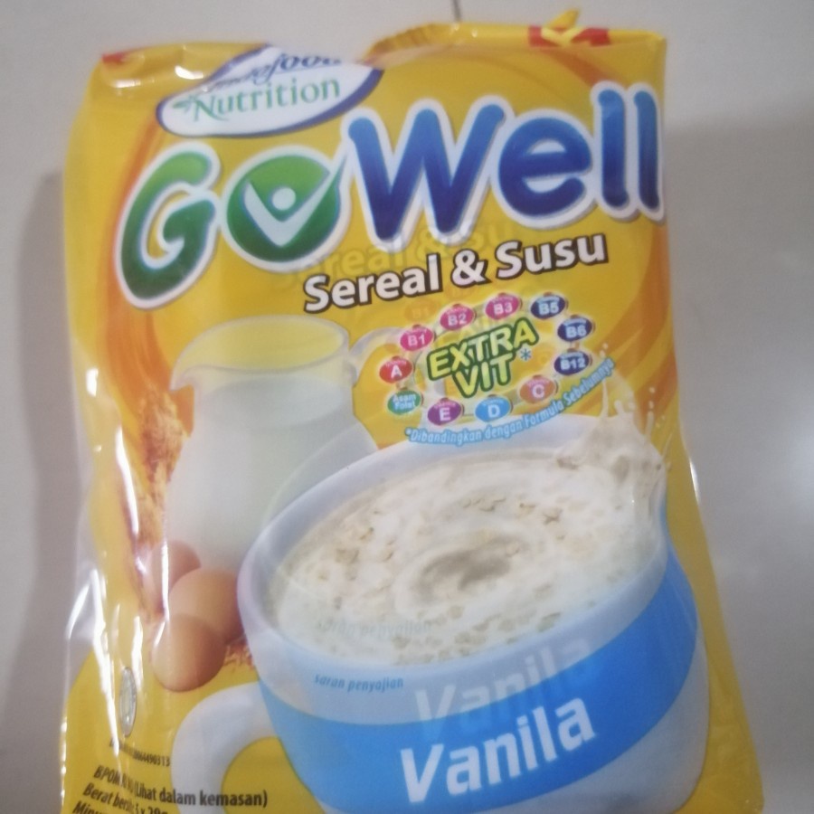 

Sereal susu rasa Vanilla Isi 5 sachet
