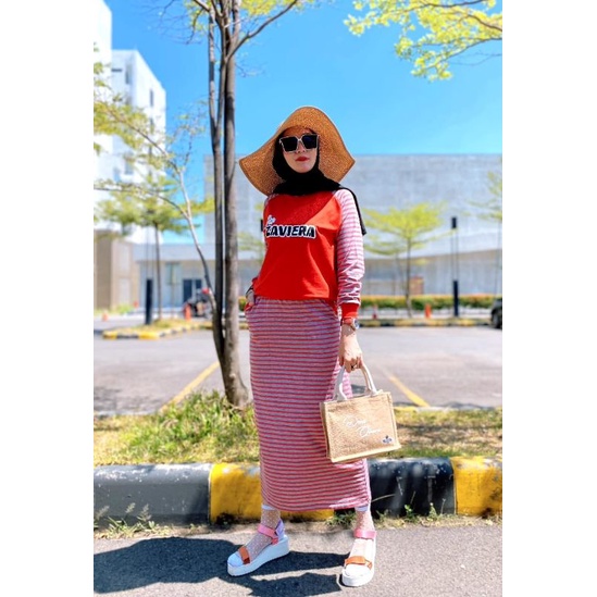 Set Dress Gamis Aluna by ZAVIERA Original