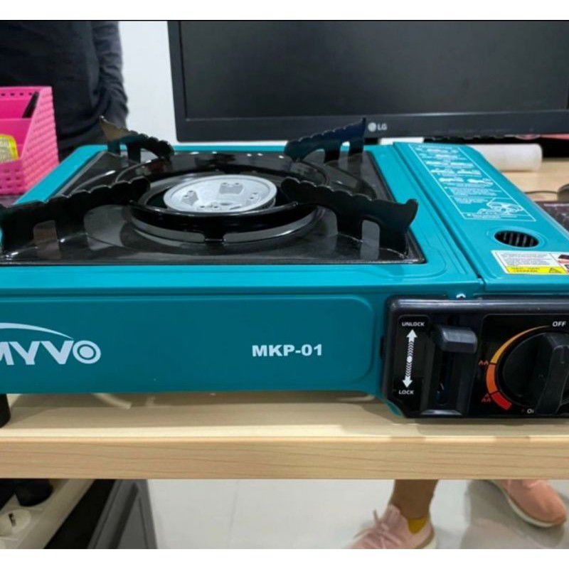 kompor gas Portable MYVO 1tungku 2 in 1