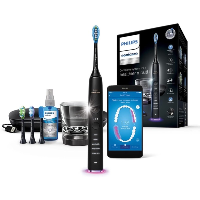 Sikat Gigi Elektrik Philips Sonicare DiamondClean HX9392 - Pembersihan Optimal