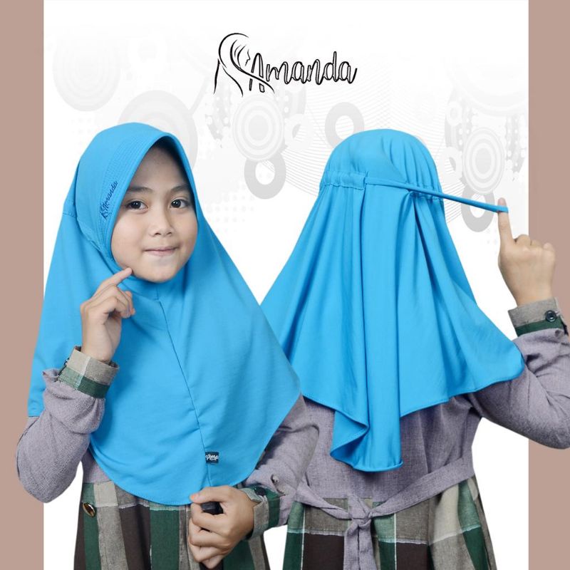 Hijab serut Anak Amanda
