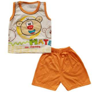 Setelan kutung baju anak laki laki motif kartun lucu usia Setelan kutung baju anak laki laki motif kartun lucu usia