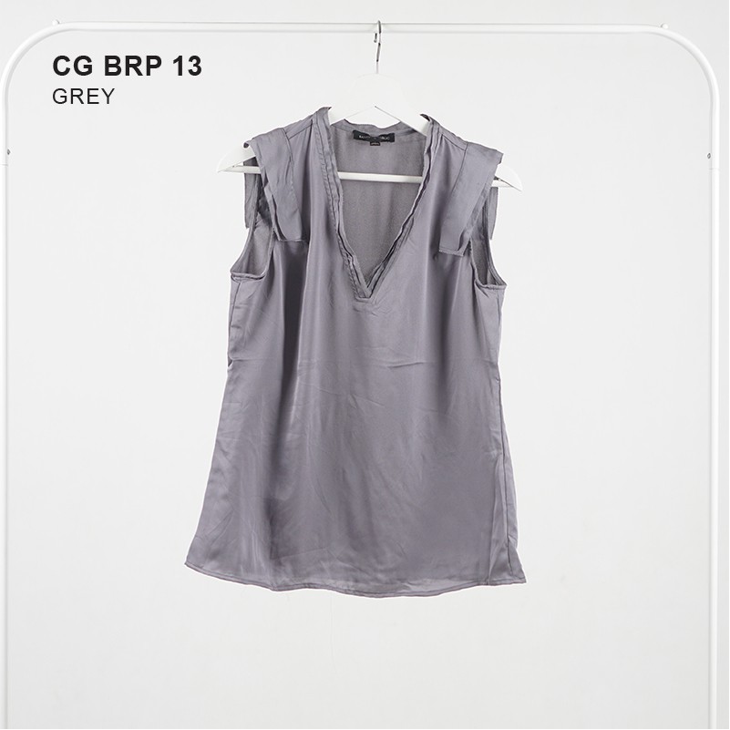 Blouse Wanita- Sleeveless V-Neck Loose Fit [CG-BRP 13]-4