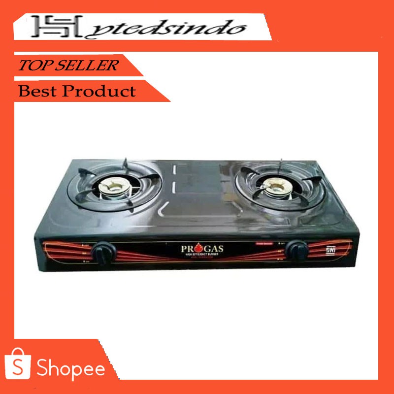 Kompor Gas 2 Tungku PROGAS PG-269 Teflon