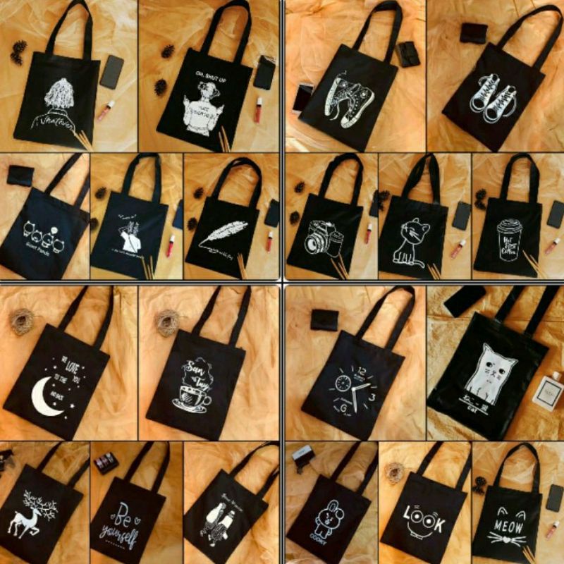 [RESLETING] Vinderu Totebag Hitam PART 1