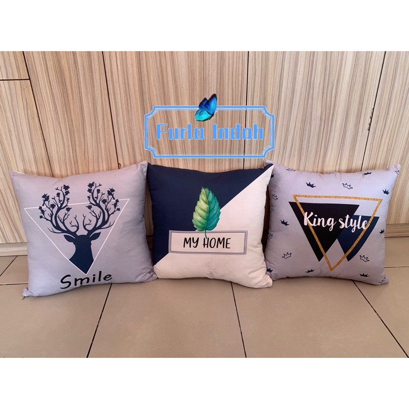 sarung bantal sofa TYPE Rusa smile 45×45cm