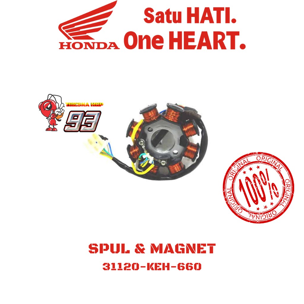 31120-KEH-660 SPUL MAGNET MEGA PRO KARBURATOR ORIGINAL | STATOR COMP 31120KEH660