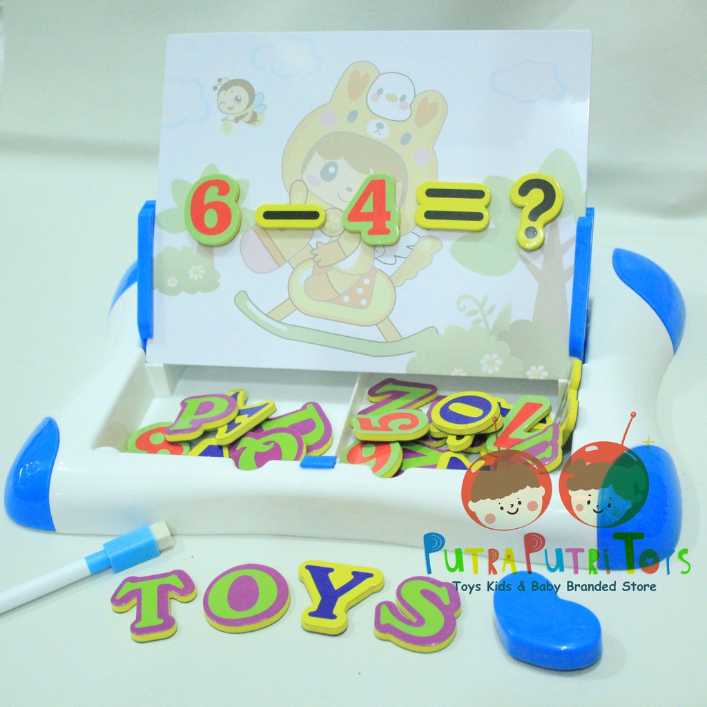 

Magnetic Drawing Board Frozen Biru || Papan Tulis Maghnet Frozen