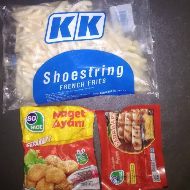 

paket kentang nugget sosis