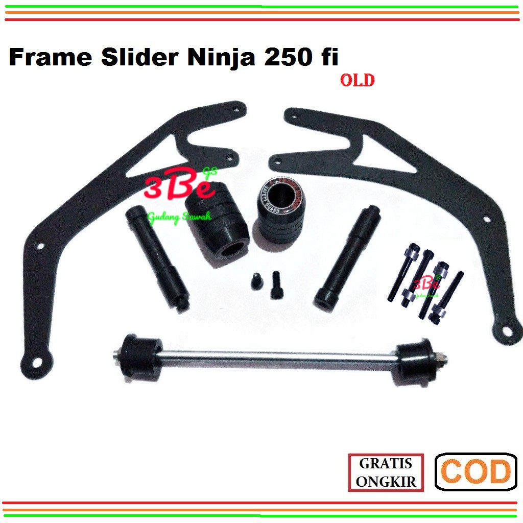 Frame Slider Ninja 250 Fi Pengaman Body Fairing Motor Kawasaki Ninja 250 Injeksi Berkualitas
