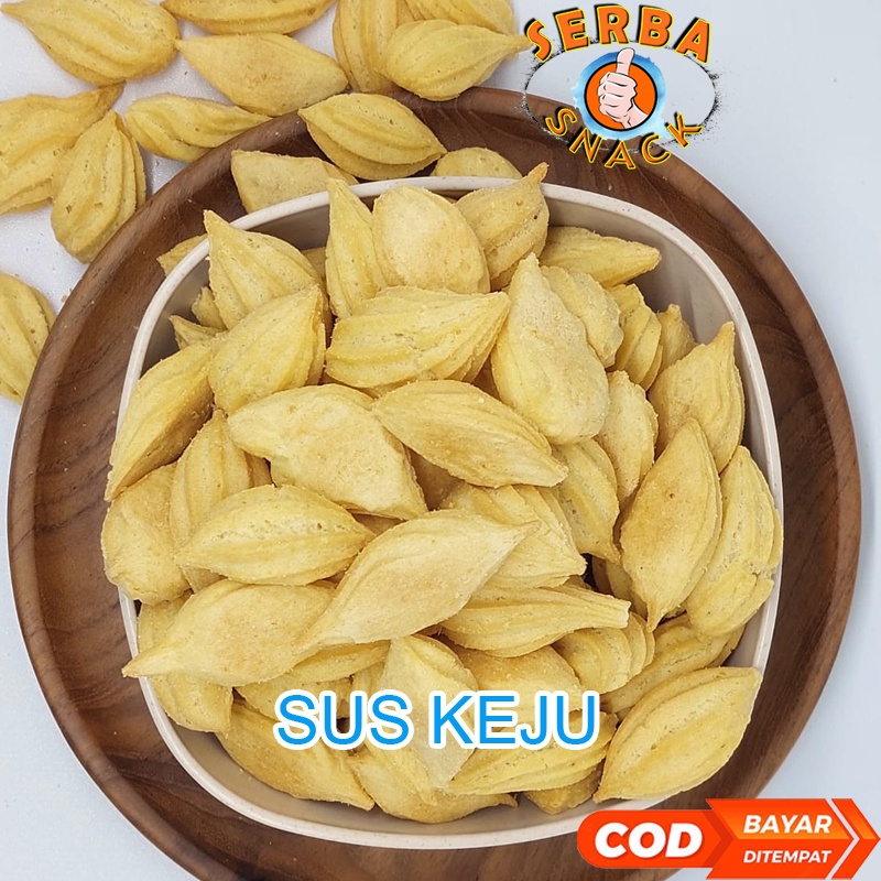 

SNACK KILOAN Kue Sus Keju 250 gram Makanan Ringan Gurih Camilan Enak dan Murah