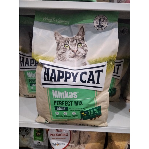 Happy Cat Adult Minkas Perfect Mix 4kg makanan kucing Happy Cat