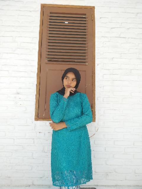 Set Baju kurung tosca Fitiya tosca