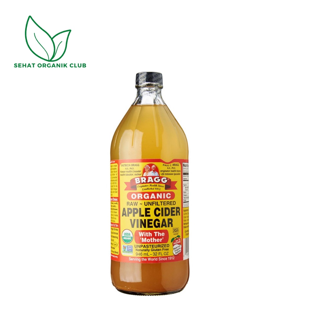 

Bragg Organic Apple Cider Vinegar 946 ml; 473 ml - ACV Bragg - Cuka Apel Organik