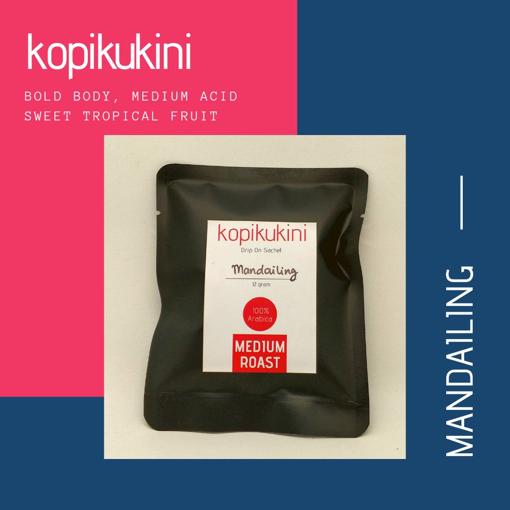 

KOPI ARABIKA MANDAILING BUBUK - DRIP ON COFFEE ISI 2 SACHET, SINGLE ORIGIN ARABICA, KOPI SASET