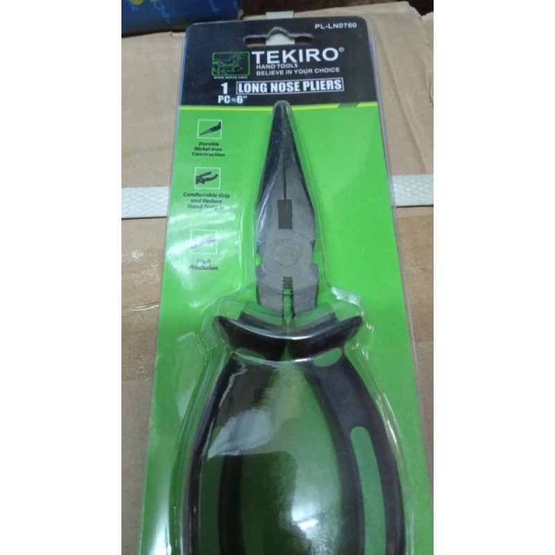 TANF LANCIP 6 INCHI TEKIRO/ LONG NOSE PLIERS