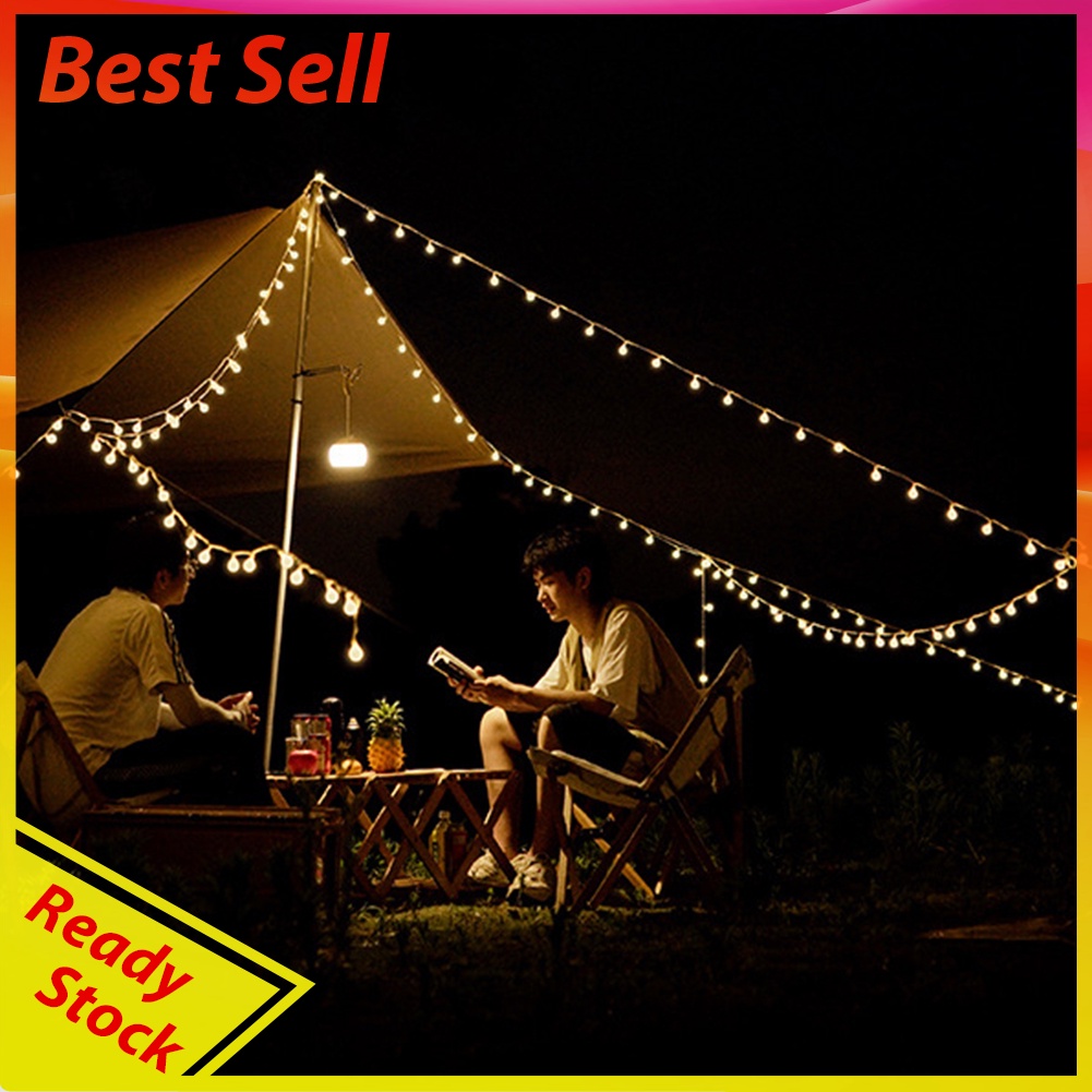 LED String Light Camping Tent Outdoor Bulb Waterproof Party Yard Decoration