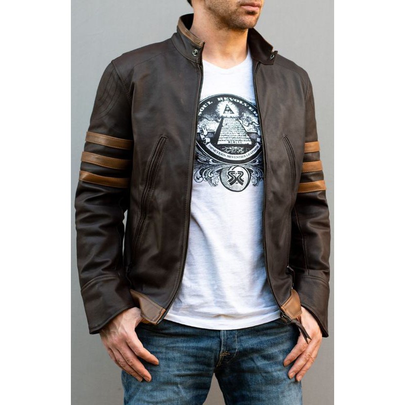 JAKET KULIT PRIA | JAKET KULIT ASLI DOMBA | JAKET KULIT ORIGINAL | JAKET KULIT WOLVERINE ORIGINAL