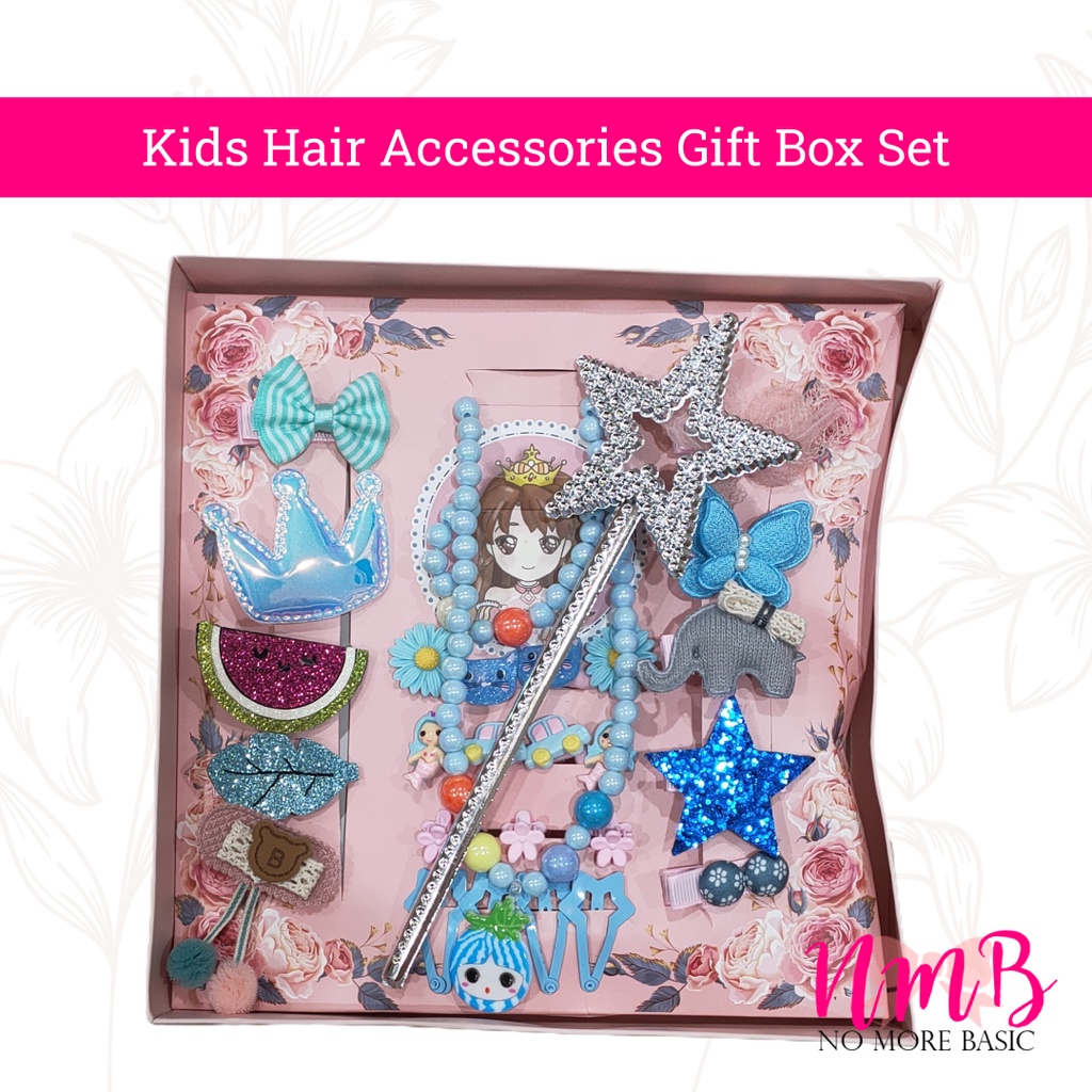 Jepitan Rambut Anak Set Box Kids Hair Accessories Gift Box Set