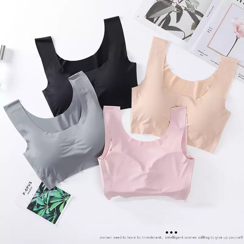 TERMURAH Bra seamless sport kemben cewek import korea KR010 kualitas PREMIUM BAGUS LEMBUT