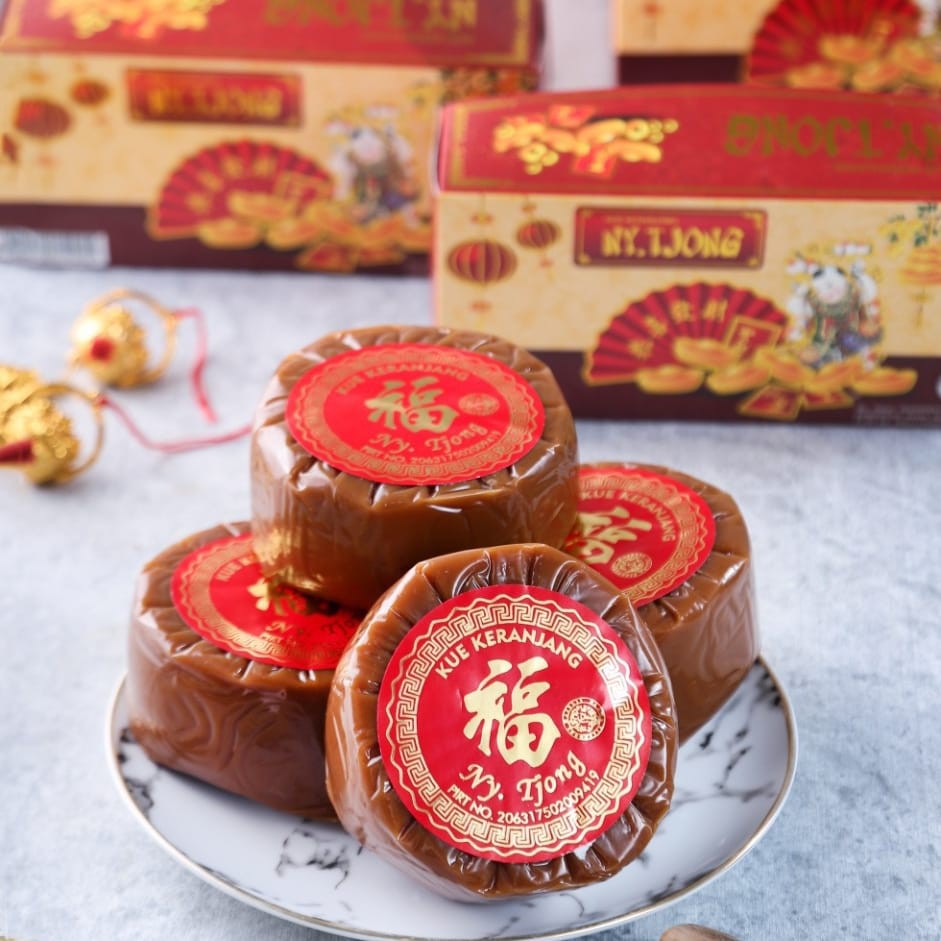 HOT SALE Kue Keranjang Ny Tjong 1Kg Isi 4Pcs Polos Tanpa Kotak