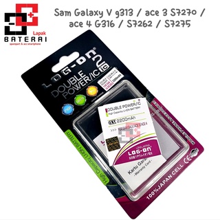 LOG - ON Baterai Samsung G313 Galaxy V - batre Galaxy V G313H battery ORIGINAL