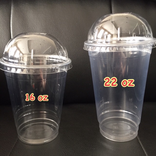  Cup  Plastik  Gelas  Plastik  PET 16oz 22 oz Thai Tea 