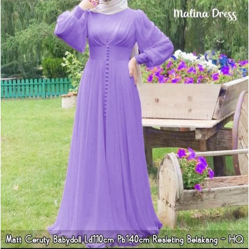 HS READY malina dusty purple (pilihan itu hanya untuk contoh warna dustypurplenya baju malina ya)