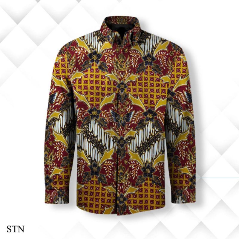 kain batik tulis pria bahan satin sutera katun. aneka motif kain batik tulis