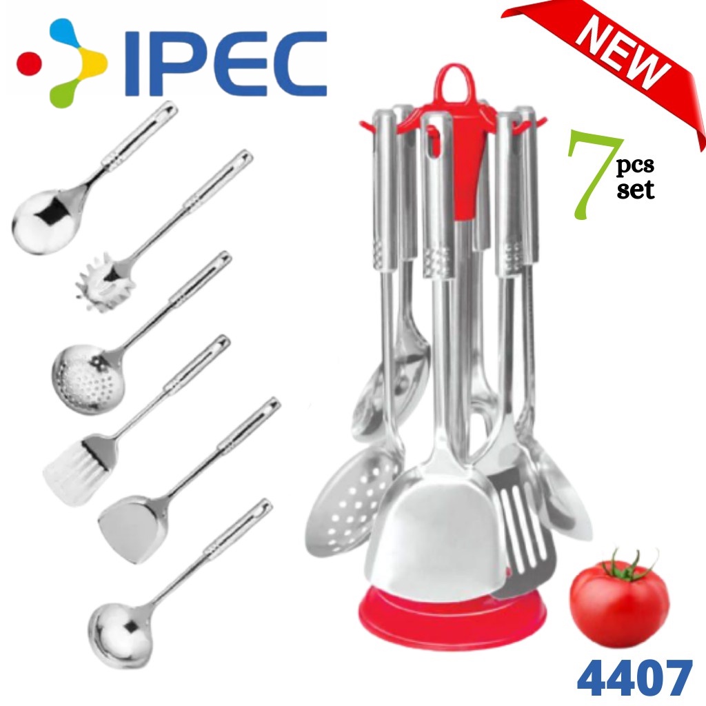 Sutil Stainless Spatula Set Stainless Steel Sutil Masak Anti Karat Centong Kuah Sop Peniris Sayur Gorengan 4404/4507