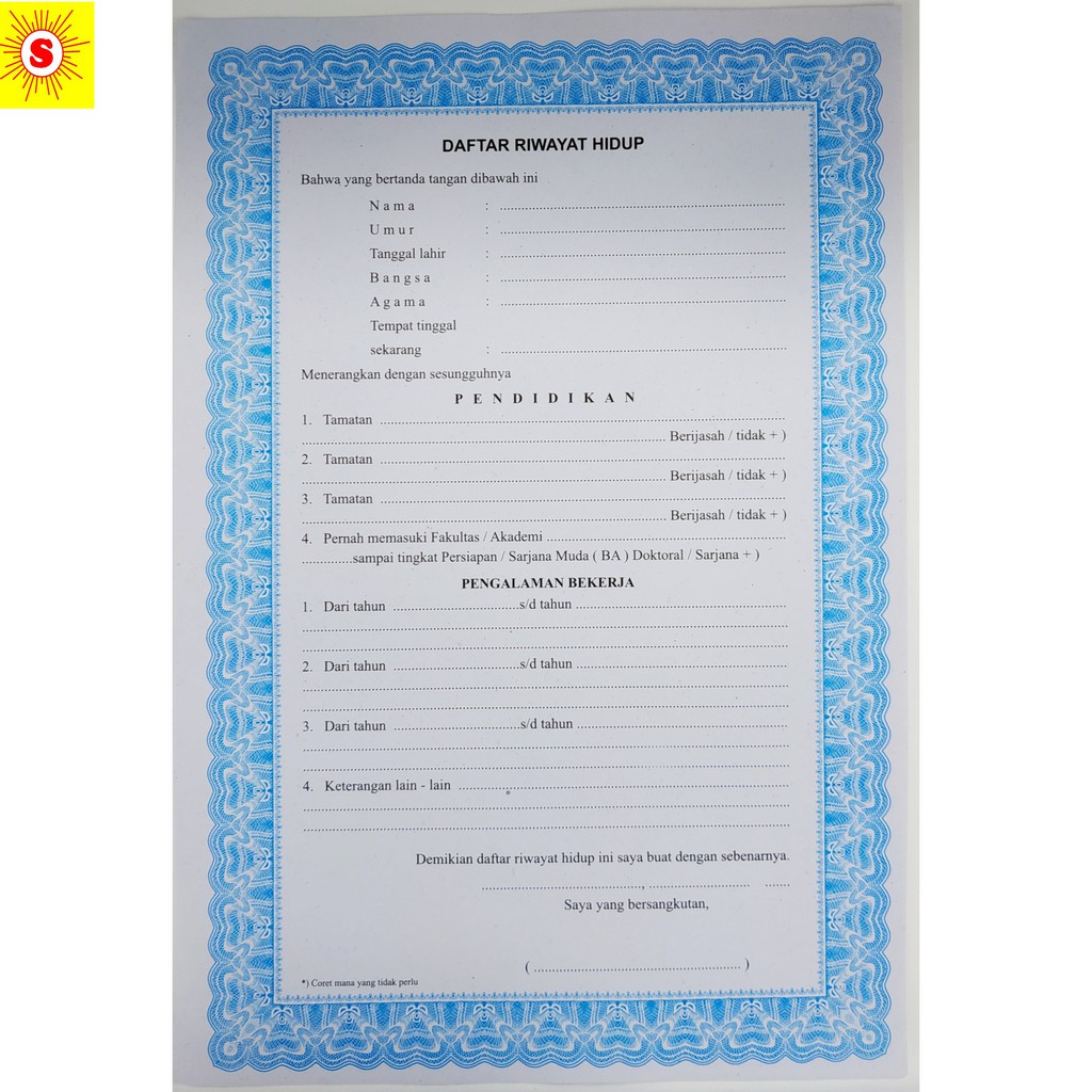 

DAFTAR RIWAYAT HIDUP