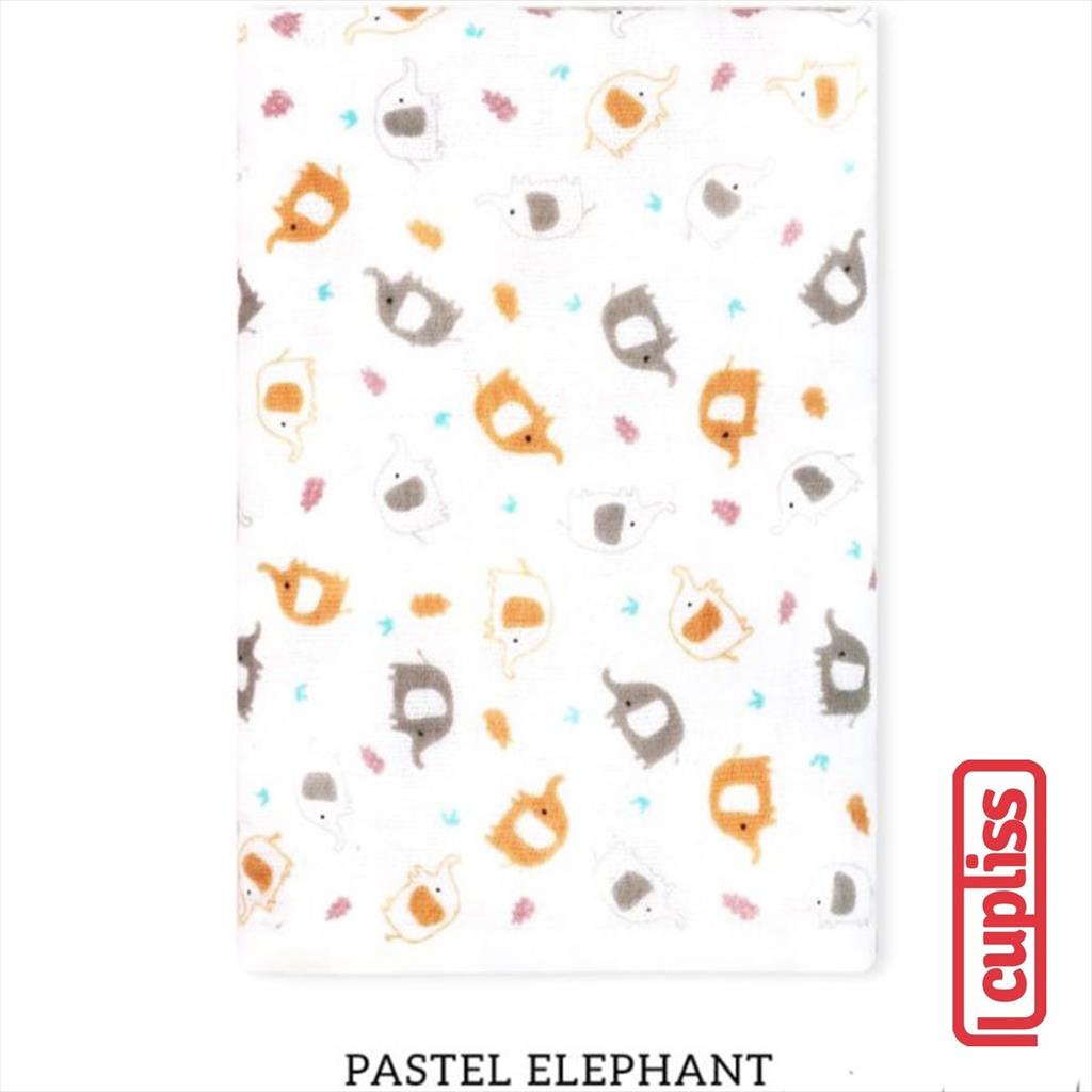 Pastel Elephant Palmerhaus Tottori Baby Towel Handuk Bayi Jepang